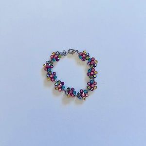 Multi color gemstone bracelet